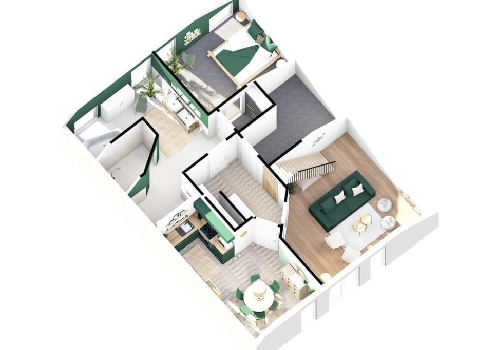 Gruenblick Oase No1 Ferienwohnung Wiesmoor Exterior foto